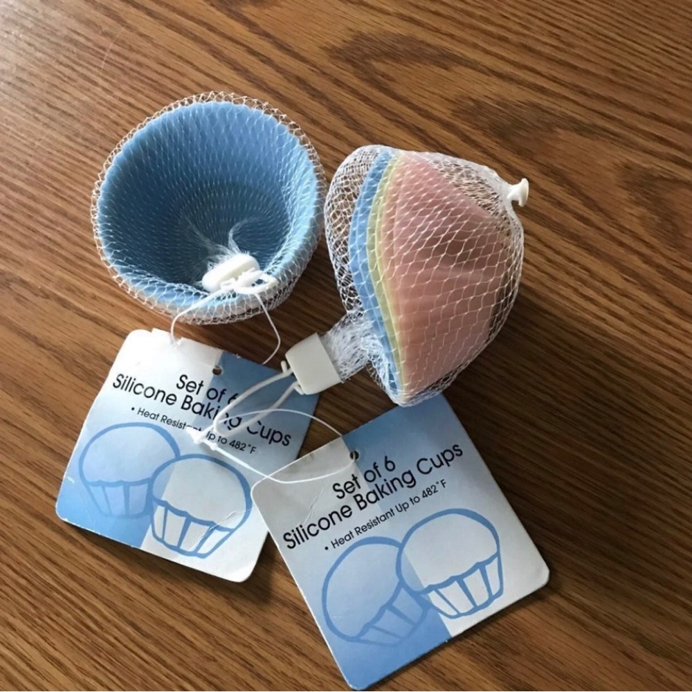 Silicone Baking Cup double set. All new